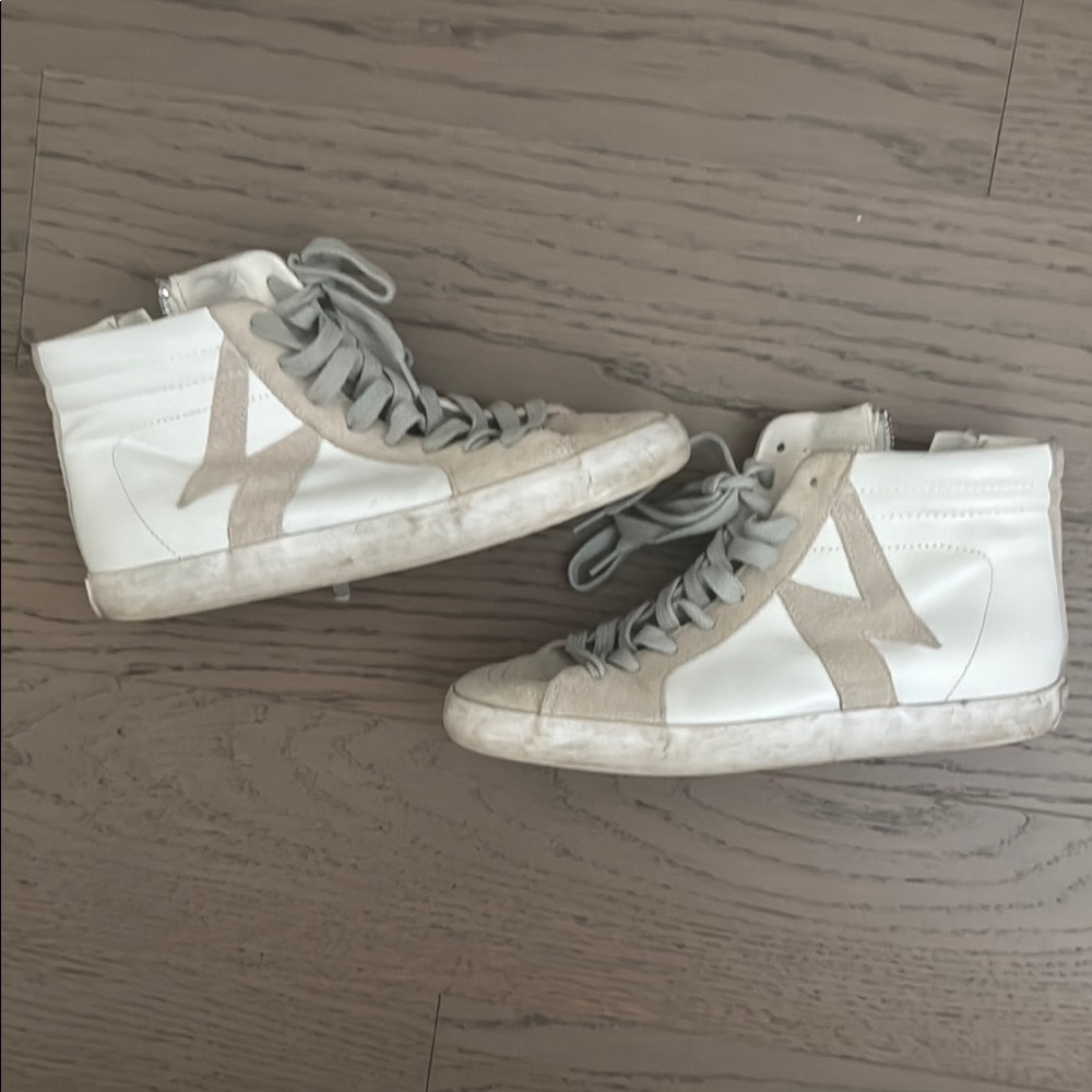 Sam Edelman distressed high top Sneaker